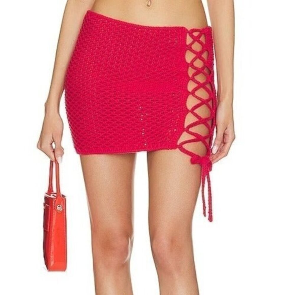 NBD Clayton Knit Mini Skirt